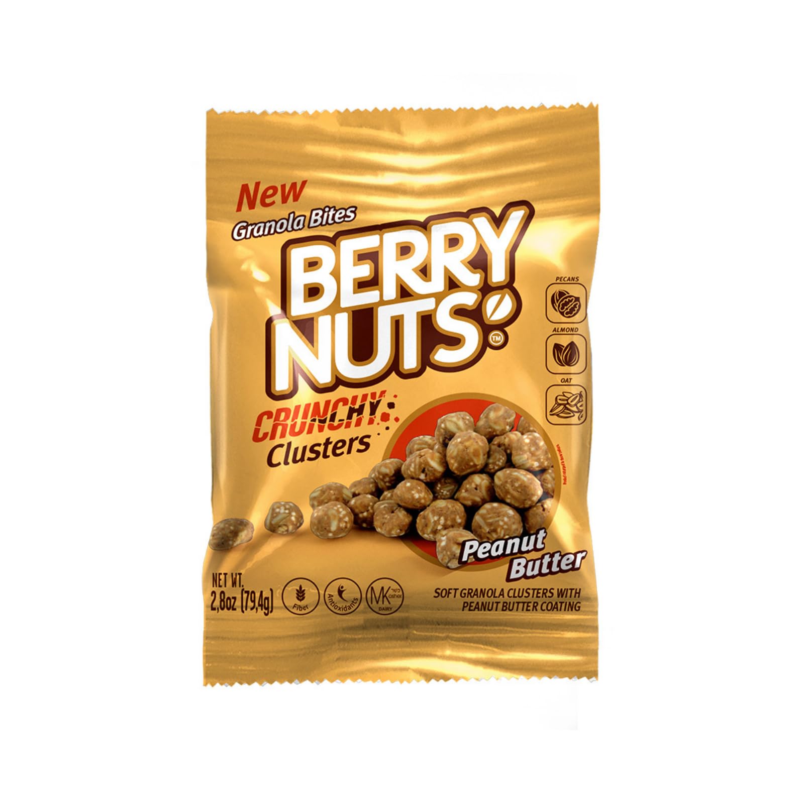 Berry Nuts close-up of crunchy cluster texture highlighting satisfying bite