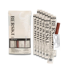 BERSKI front packaging showing 12-pack and product benefit portable protein
