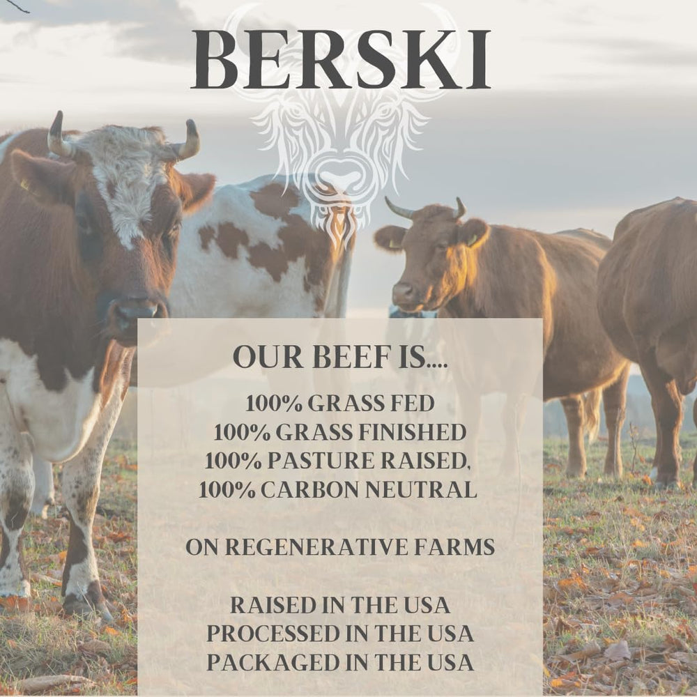 BERSKI beef stick in hand for scale and easy portion control benefit
