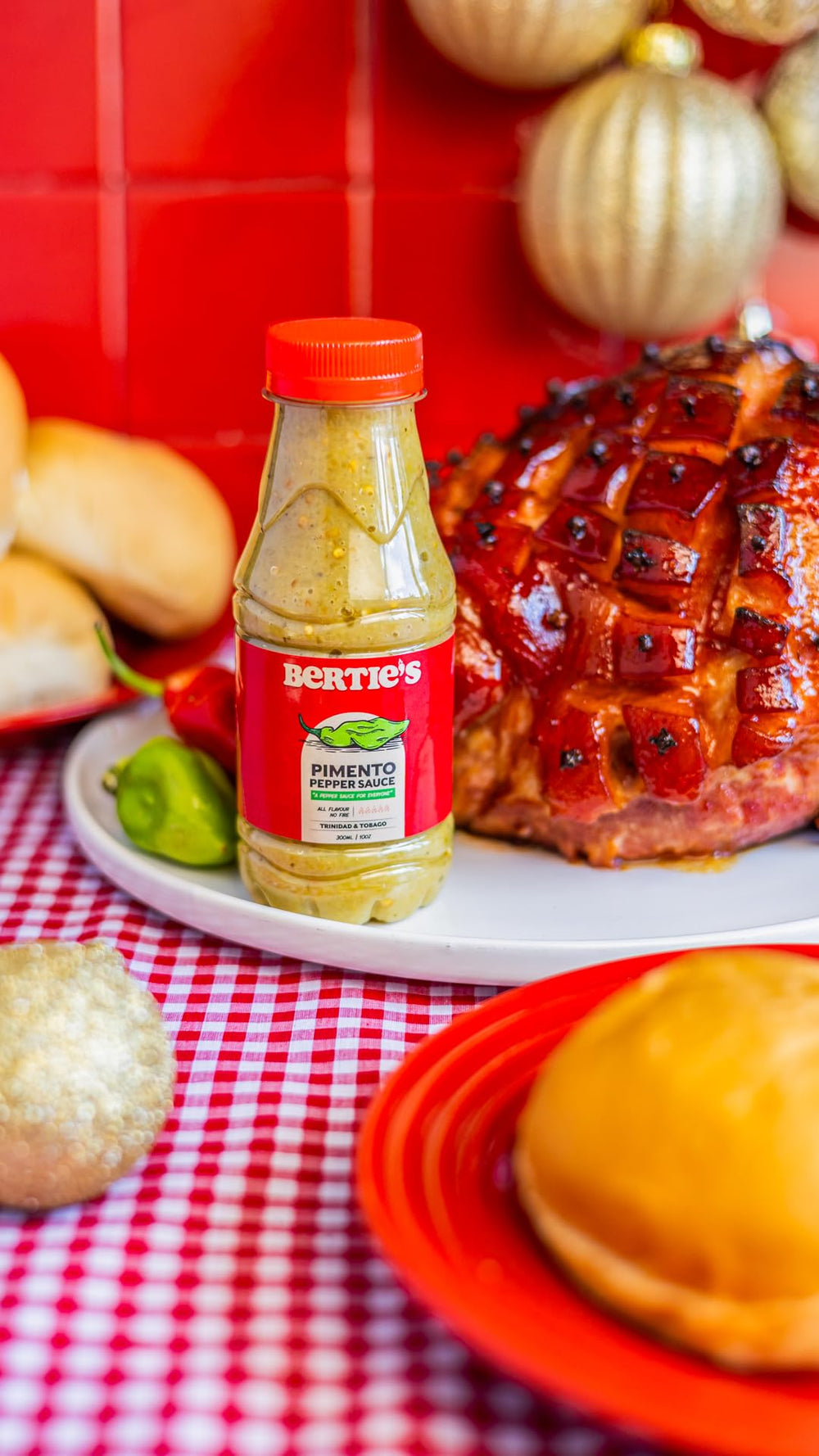 Bertie's bottle on kitchen counter suggesting easy everyday seasoning