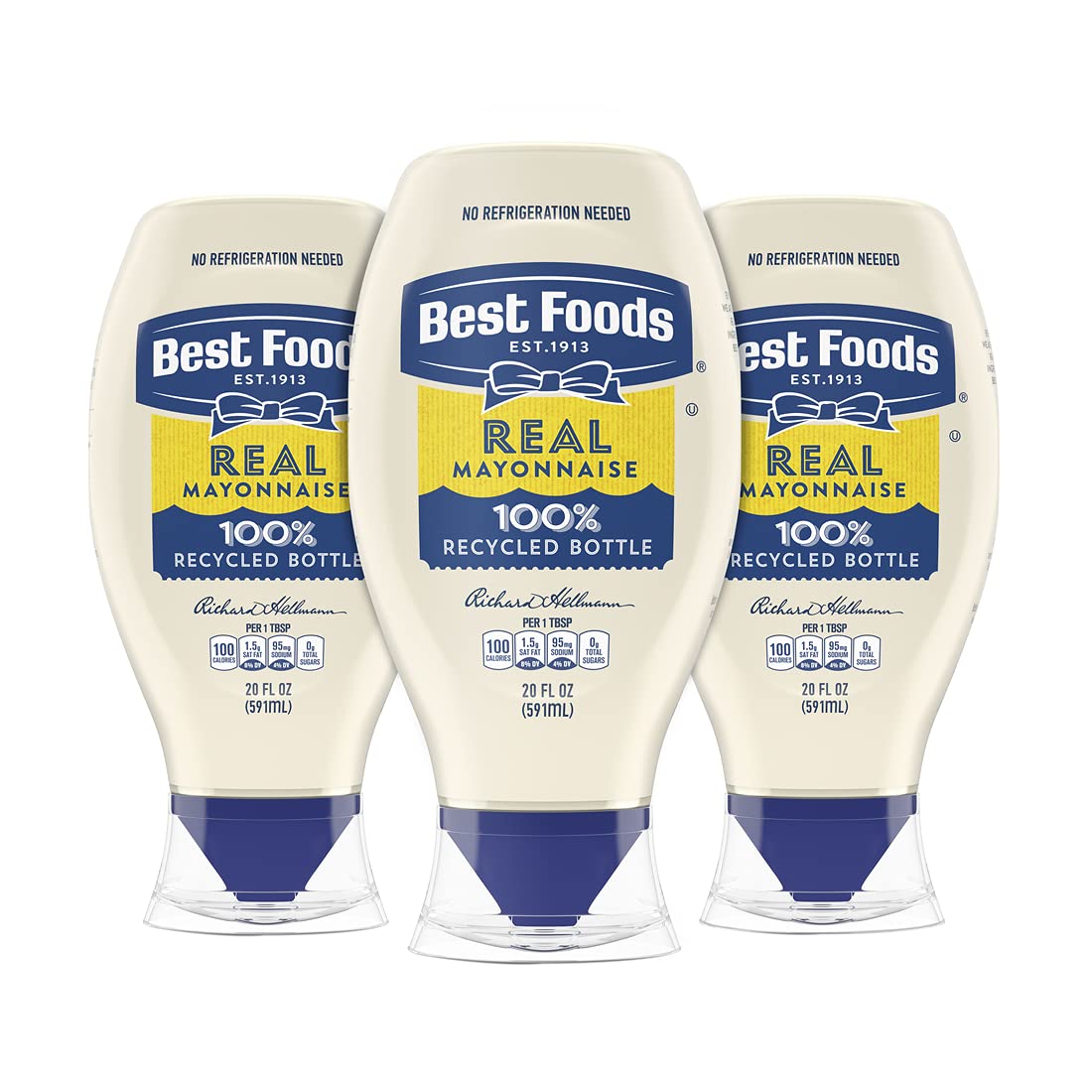 Best Foods front packaging showing 20 oz squeeze bottle and label benefit convenience