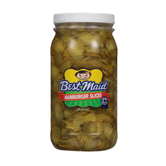 Best Maid pickles on a burger demonstrating consistent topping benefit