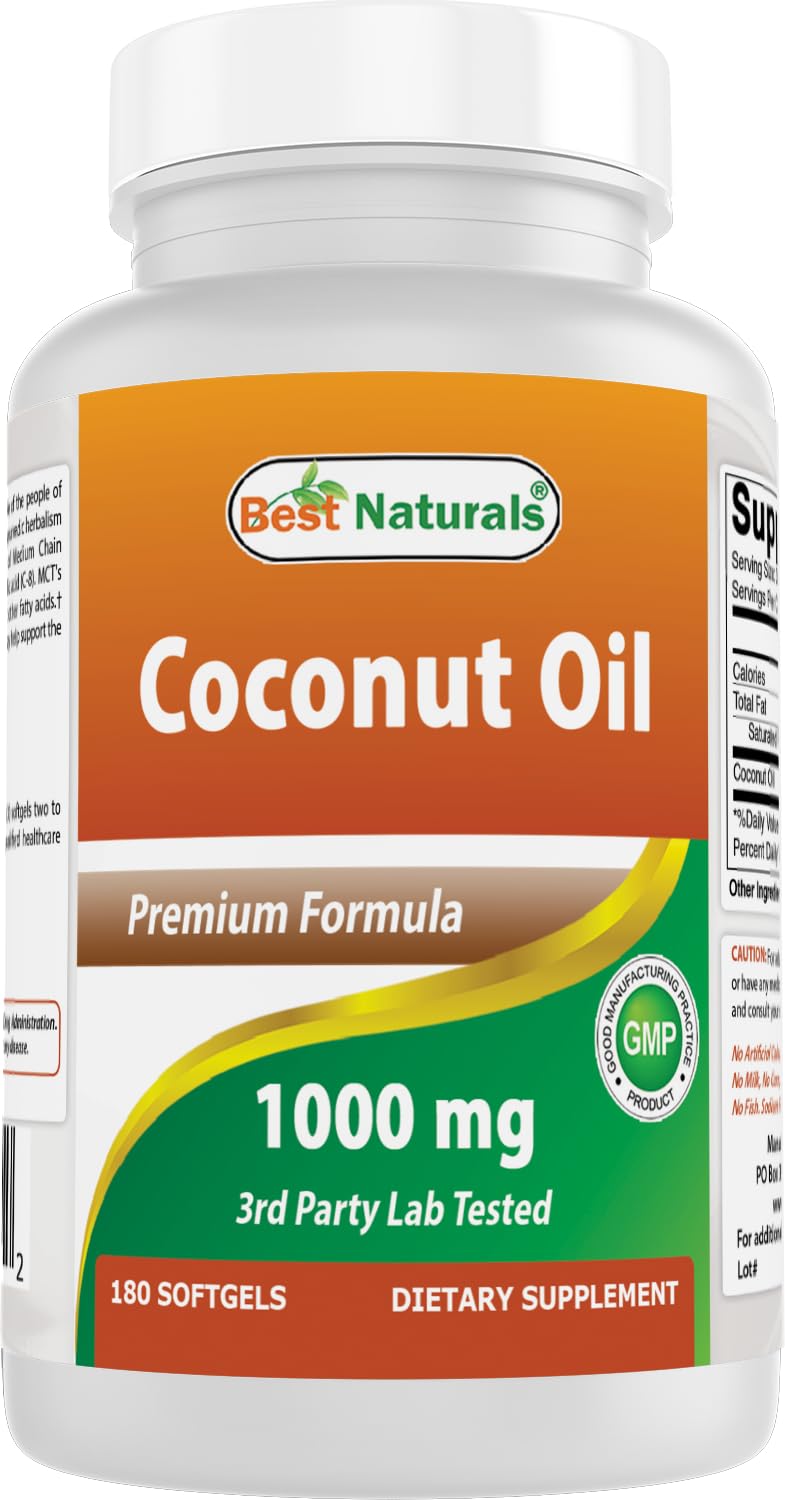Best Naturals bottle front view showing label and count benefits