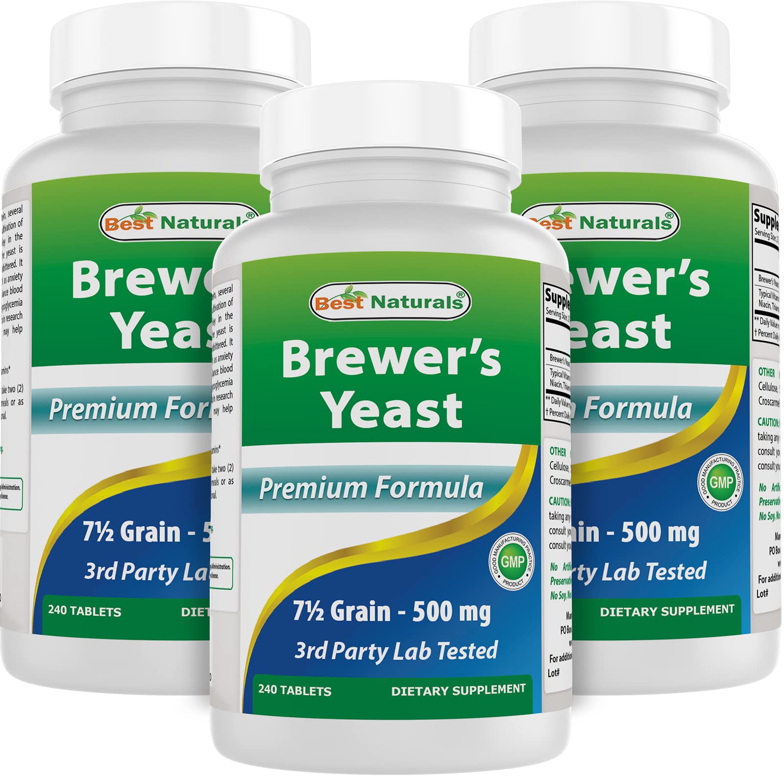 Best Naturals front label showing product name and 240 tablets benefit clarity