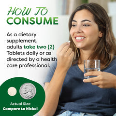 Best Naturals tablet close-up showing texture and tablet consistency benefit