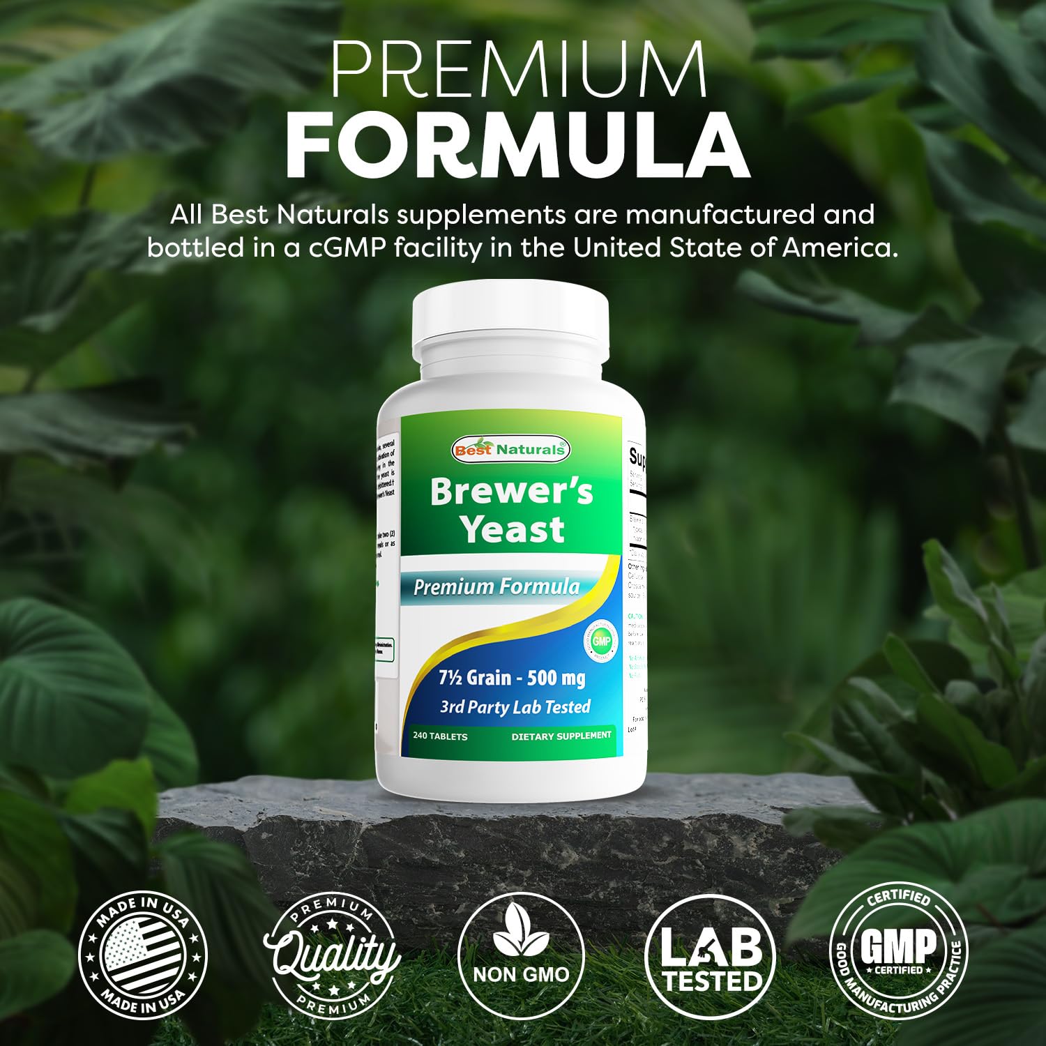 Best Naturals tablet in hand to show size and easy swallowing convenience