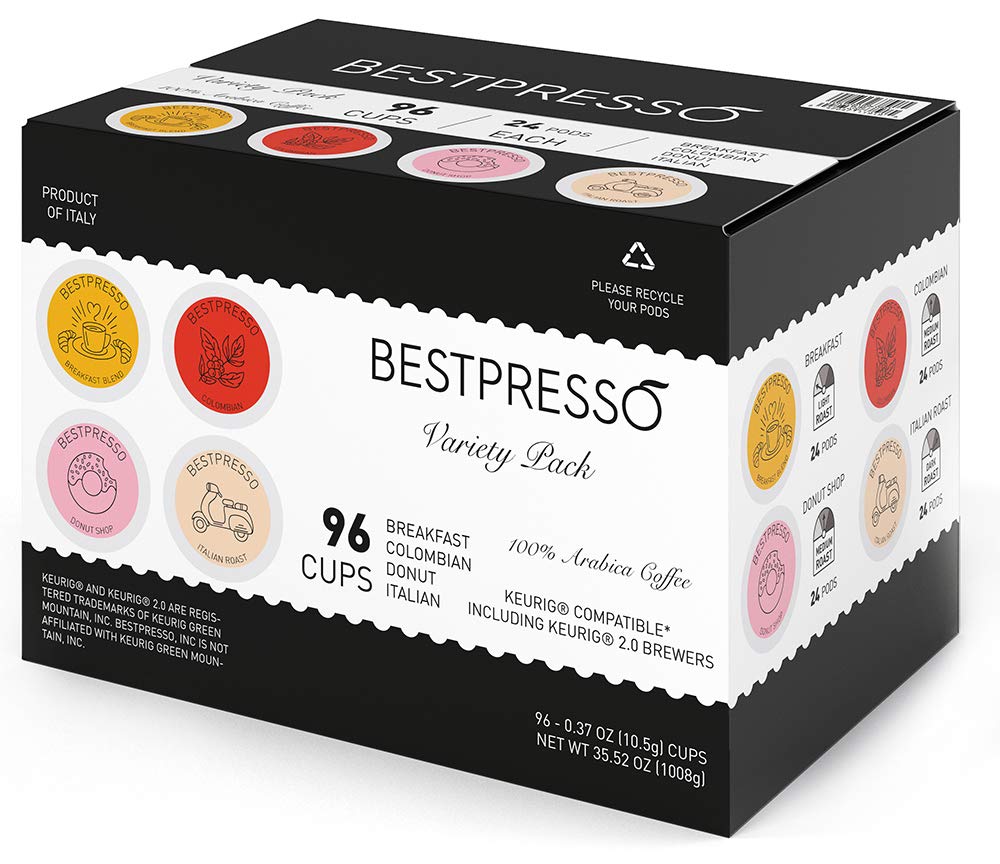 Bestpresso brewing in Keurig machine demonstrating fast single-serve benefit