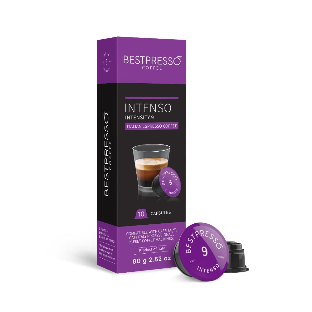 Bestpresso brewed espresso shot showcasing rich crema and flavor benefit