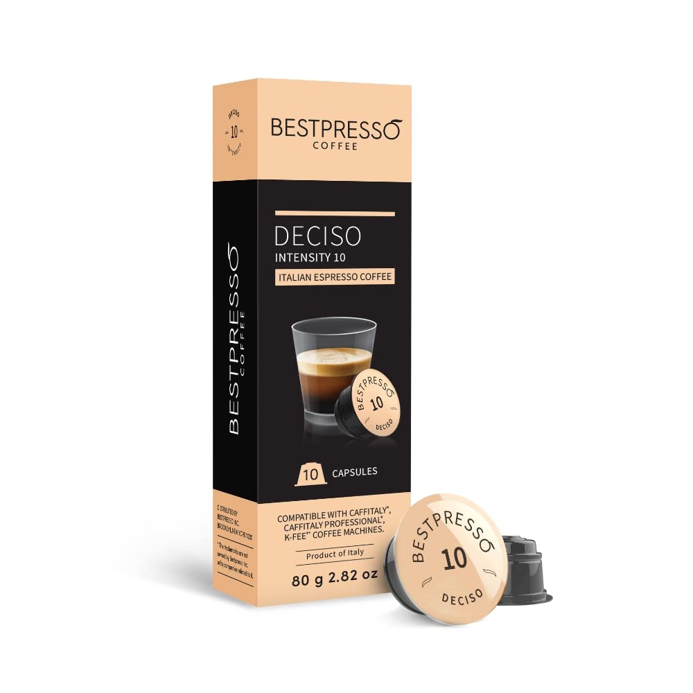 Bestpresso crema detail emphasizing smooth texture and mouthfeel benefit
