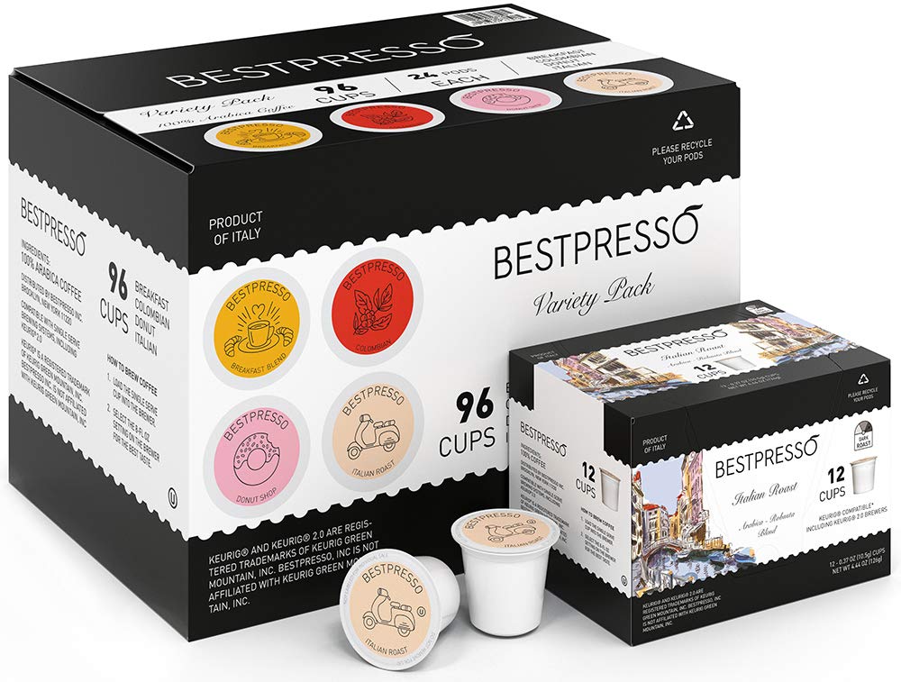 Bestpresso close-up of K-Cup pod sealing for freshness and flavor