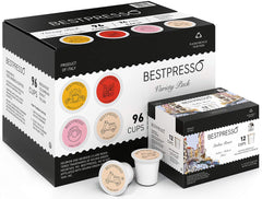 Bestpresso close-up of K-Cup pod sealing for freshness and flavor
