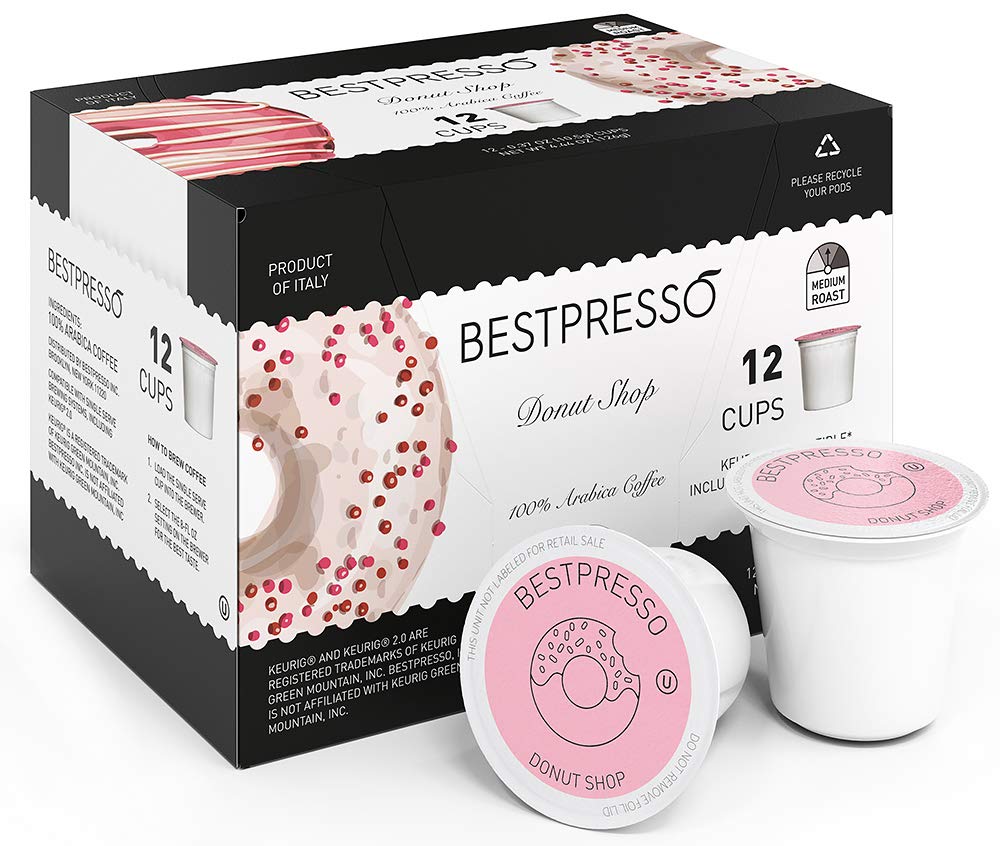 Bestpresso front packaging showing 8 packs, clear branding and quantity benefit