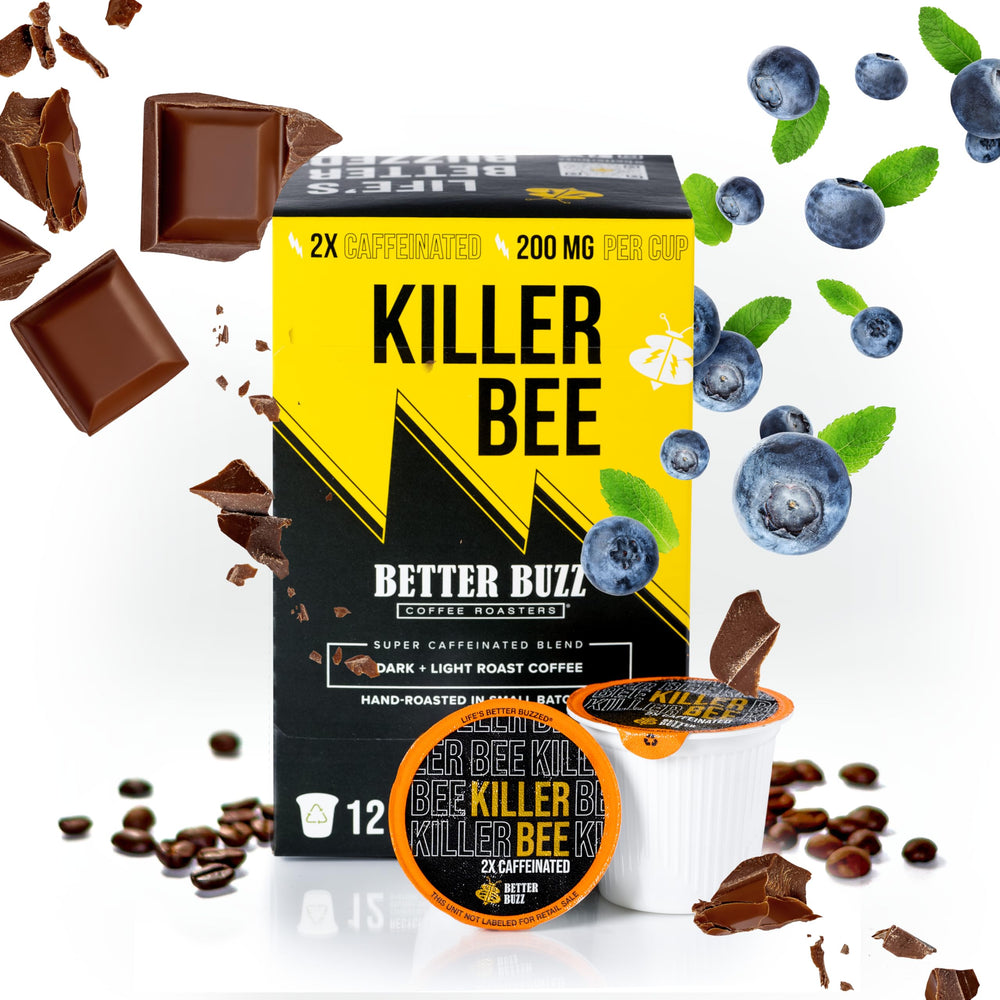 Better Buzz front packaging showing 12-count pods and bold branding for clear shelf recognition