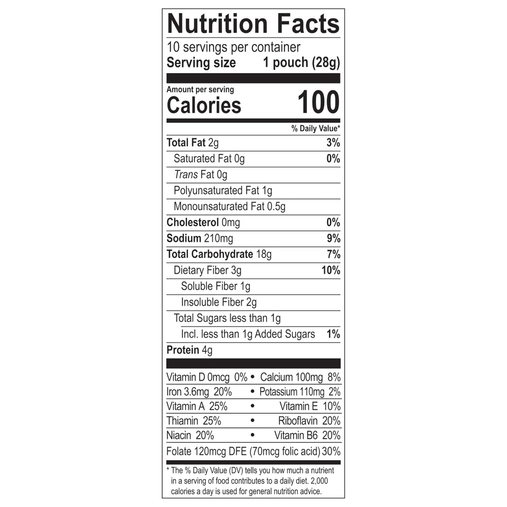 Better Oats box next to fruit showing package size and portion control benefit
