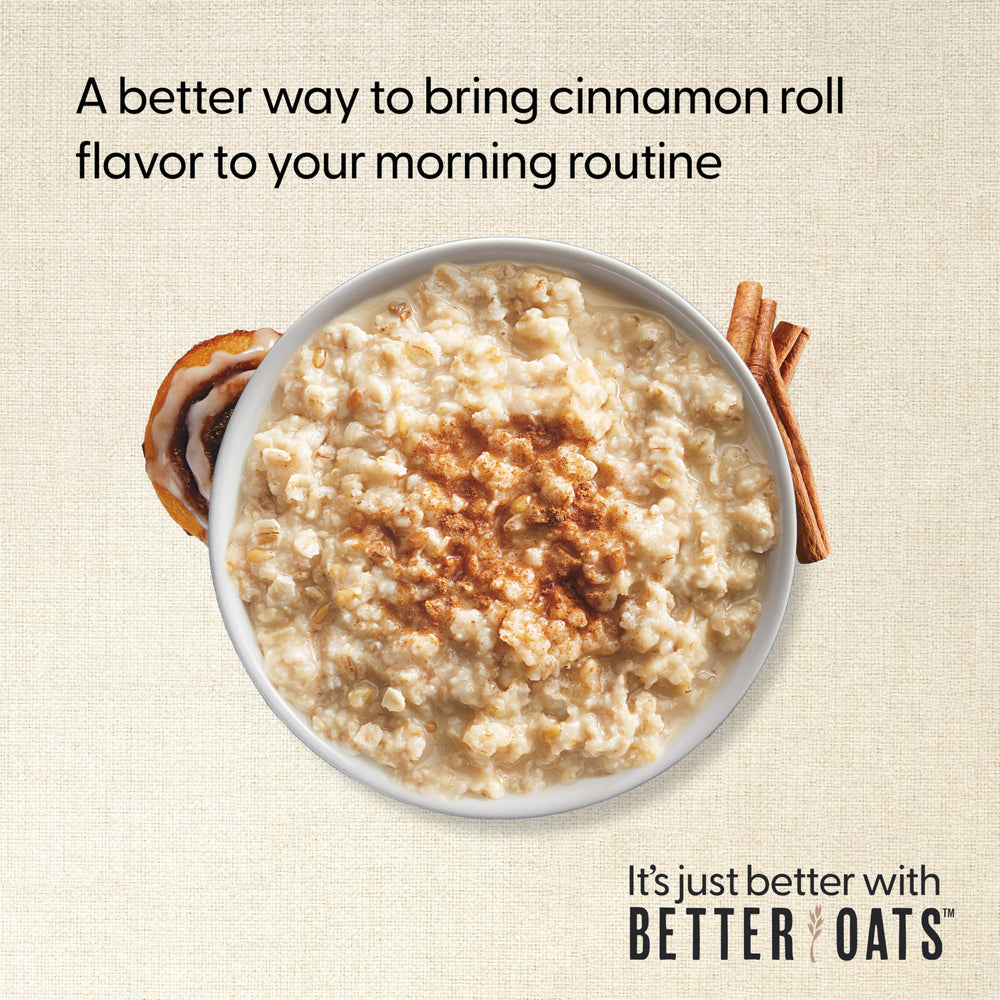 Better Oats packet interior measuring line for accurate water ratio and consistency