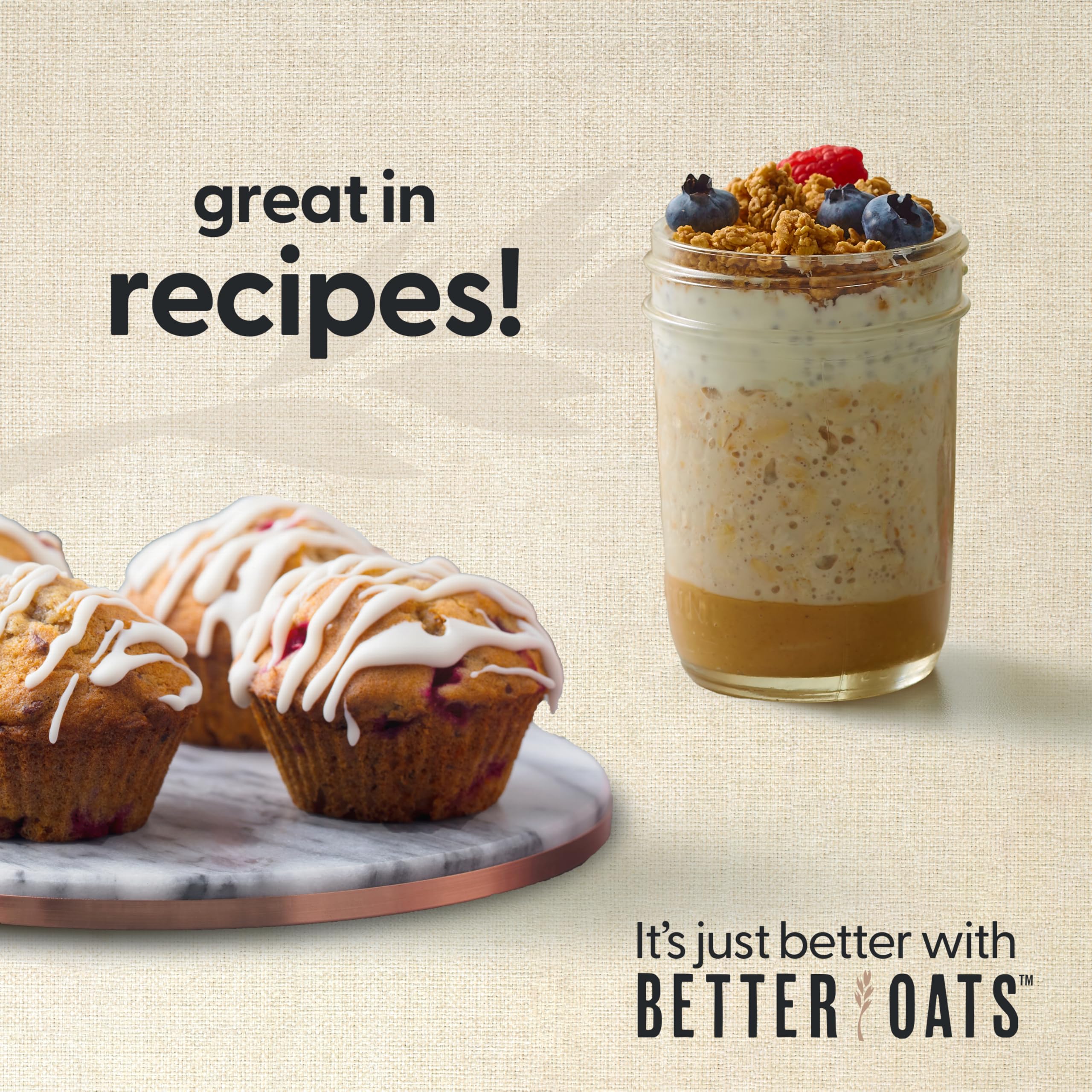 Better Oats oatmeal topped with fresh berries to boost flavor and nutrients