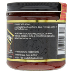 Better Than Bouillon label detail showing flavor notes for confident choice