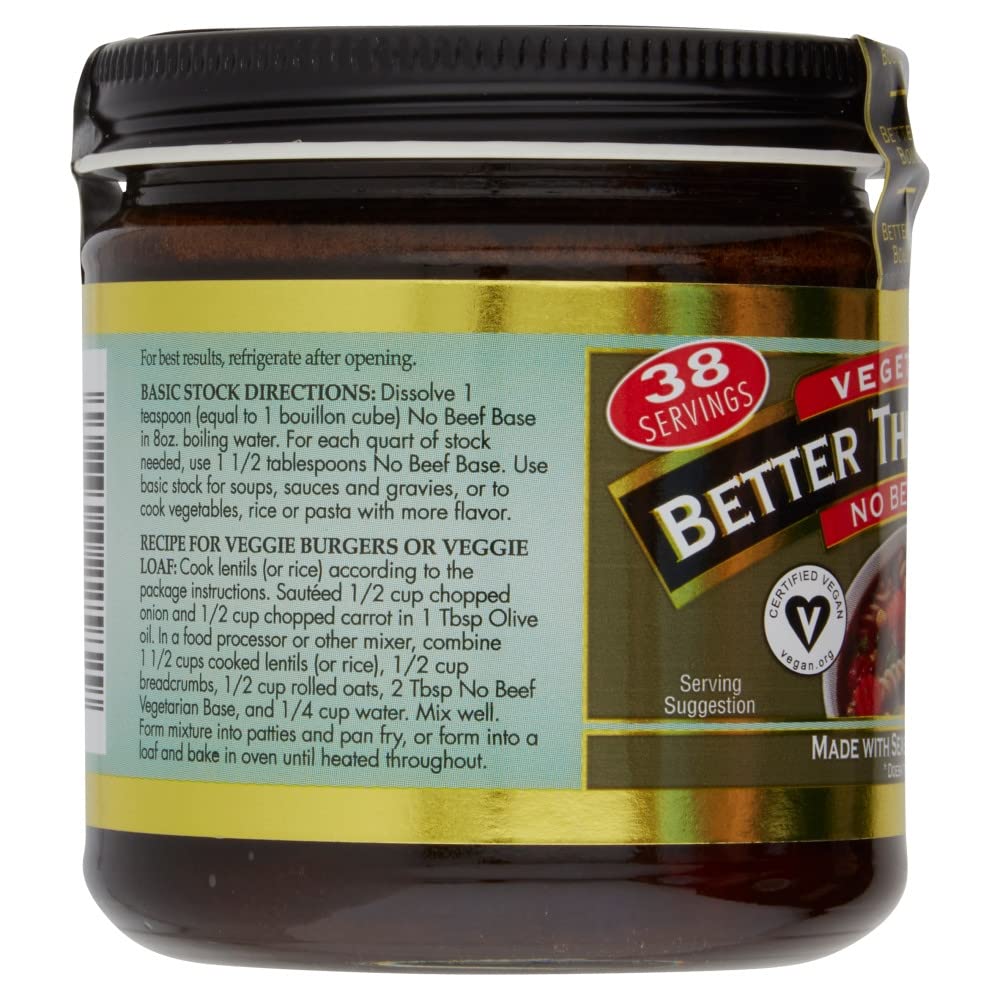 Better Than Bouillon jars on kitchen shelf for size comparison, shows pantry-friendly storage benefit