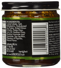 Better Than Bouillon paste dissolving in pot for quick lobster broth