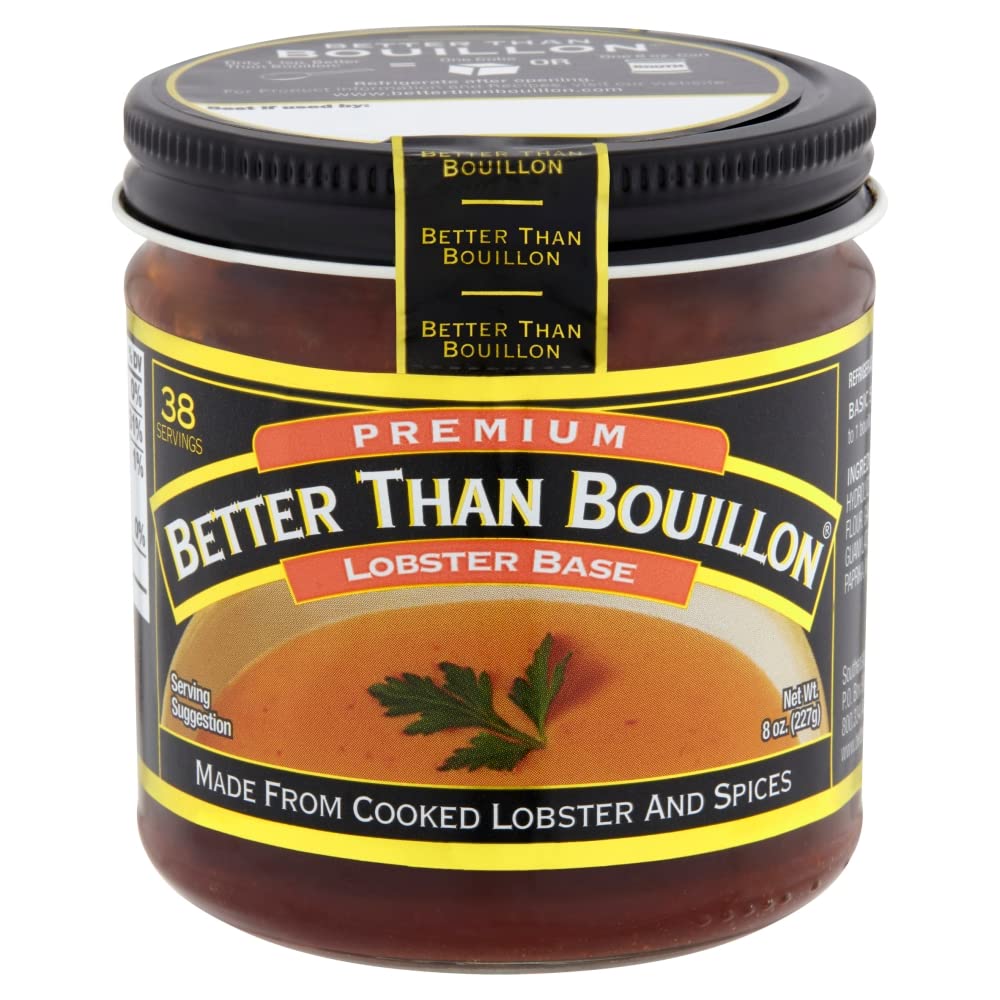 Better Than Bouillon jar held in hand to show size and servings per jar