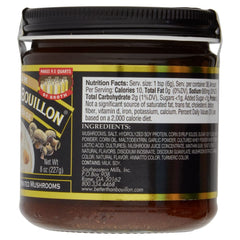 Better Than Bouillon mushroom paste jar open showing spreadable paste and convenience