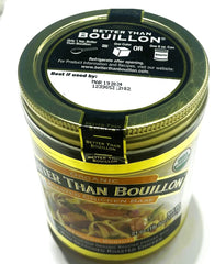 Better Than Bouillon front jar showing label and organic certification for clear choice