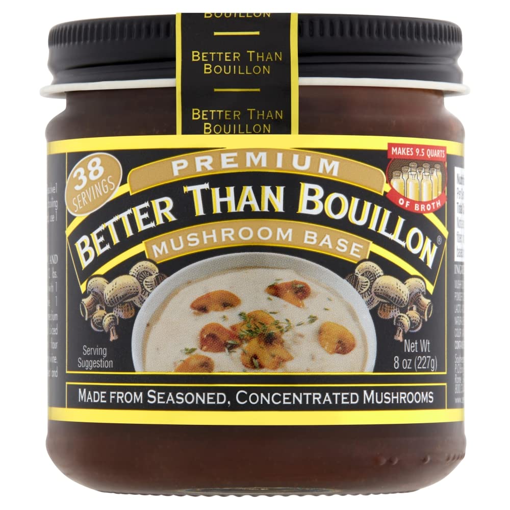 Better Than Bouillon jar front label showing product and serving info for clarity