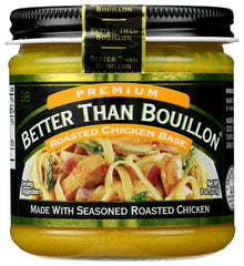 Better Than Bouillon front jar view showing label and jar for pantry convenience