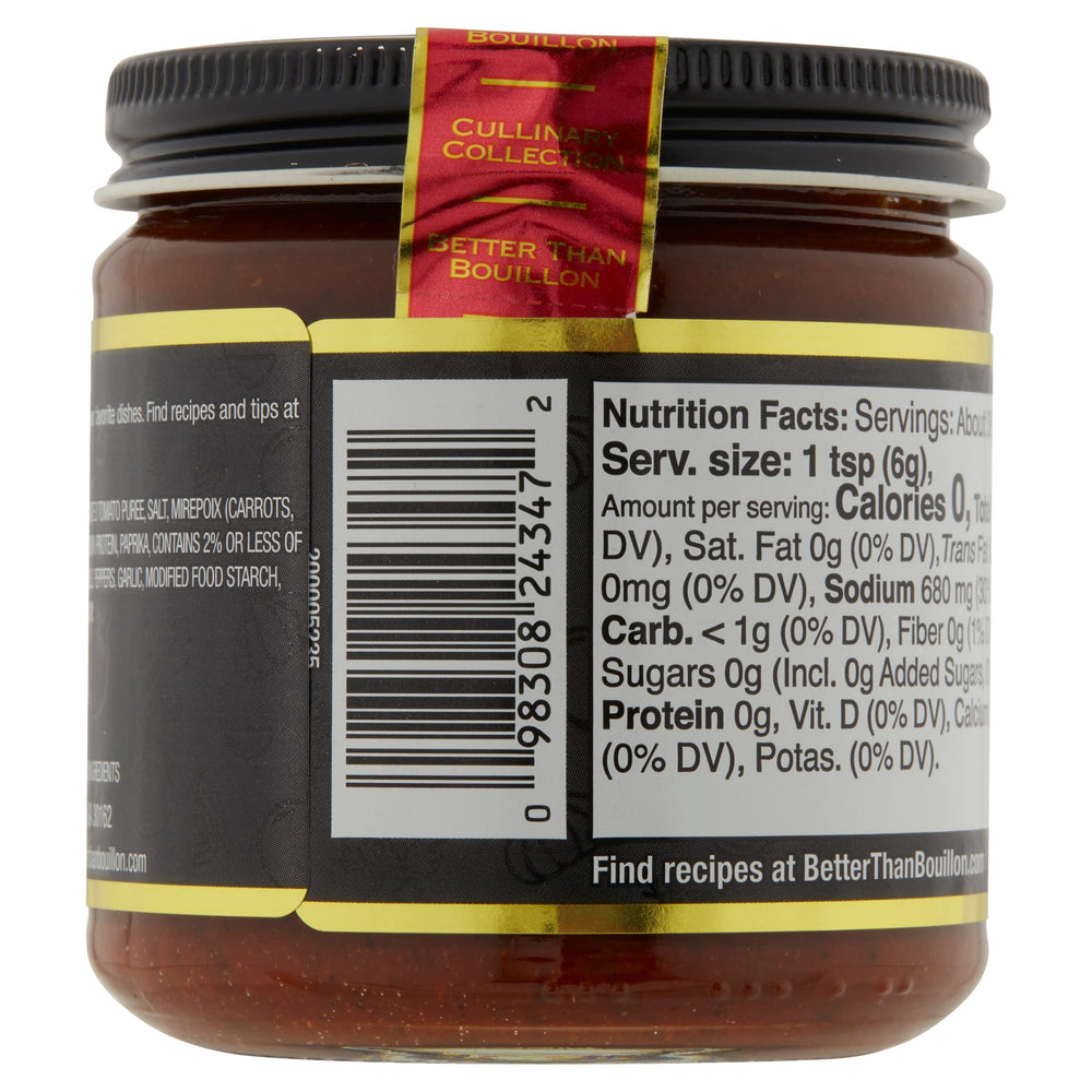 Better Than Bouillon sofrito raw ingredients display with fire-roasted tomatoes benefit
