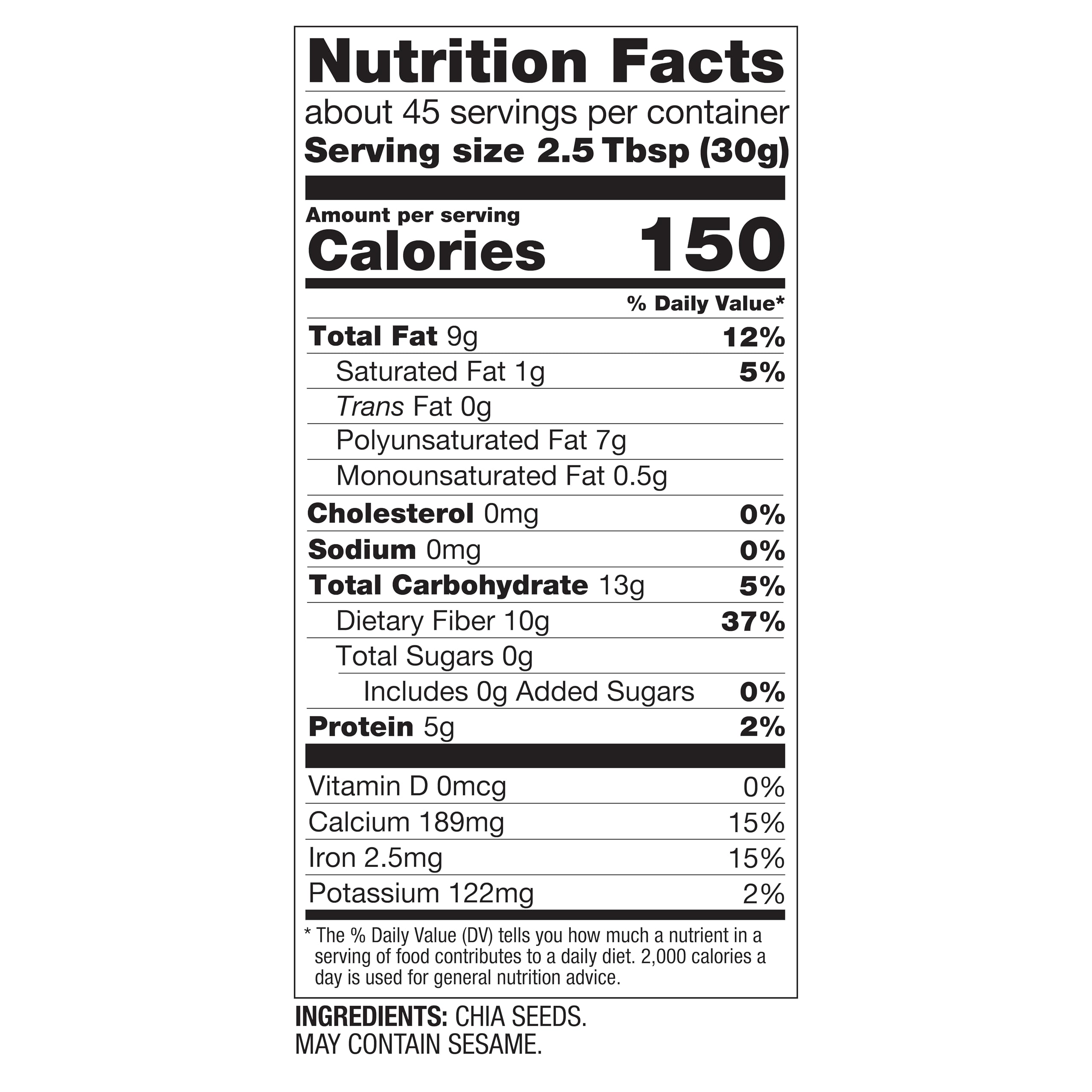 BetterBody Foods chia mixed with water illustrating egg-replacement convenience