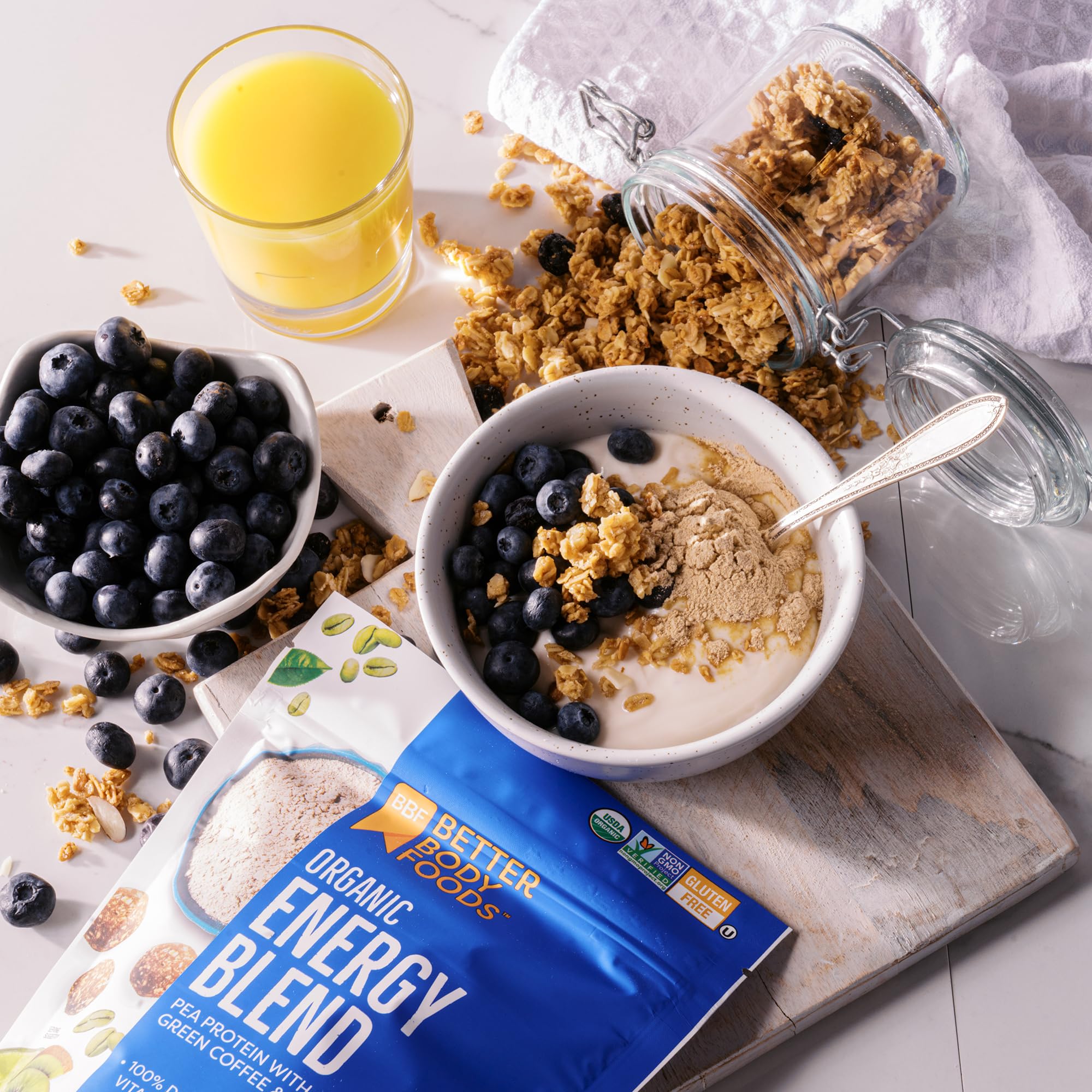 BetterBody Foods protein balls made with the blend showing recipe versatility benefit