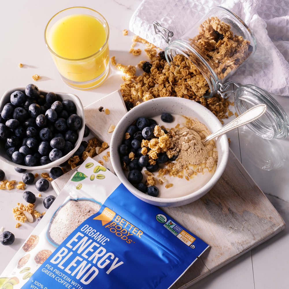 BetterBody Foods protein balls made with the blend showing recipe versatility benefit