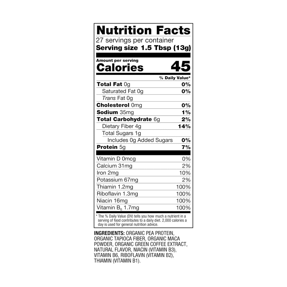 BetterBody Foods scoop beside ruler showing serving size and scale benefit
