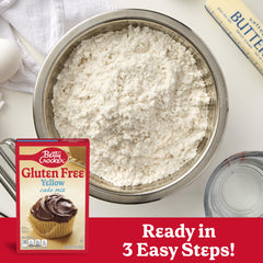 Betty Crocker cake batter texture showing smooth consistency and rise