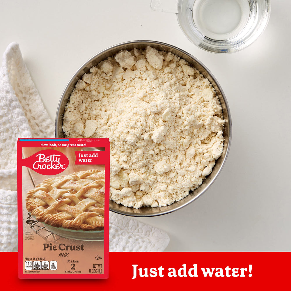 rolled out Betty Crocker pie dough ready to fill for flaky crust