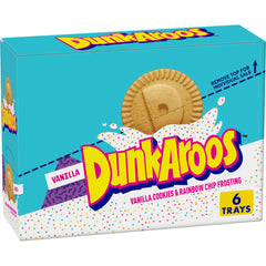 Betty Crocker front packaging showing six Dunkaroos packs and product benefits
