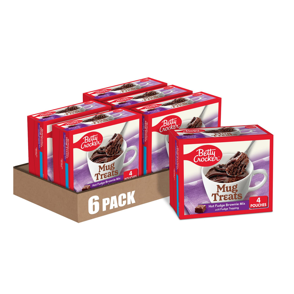 Betty Crocker front packaging showing mix and serving count benefit convenience