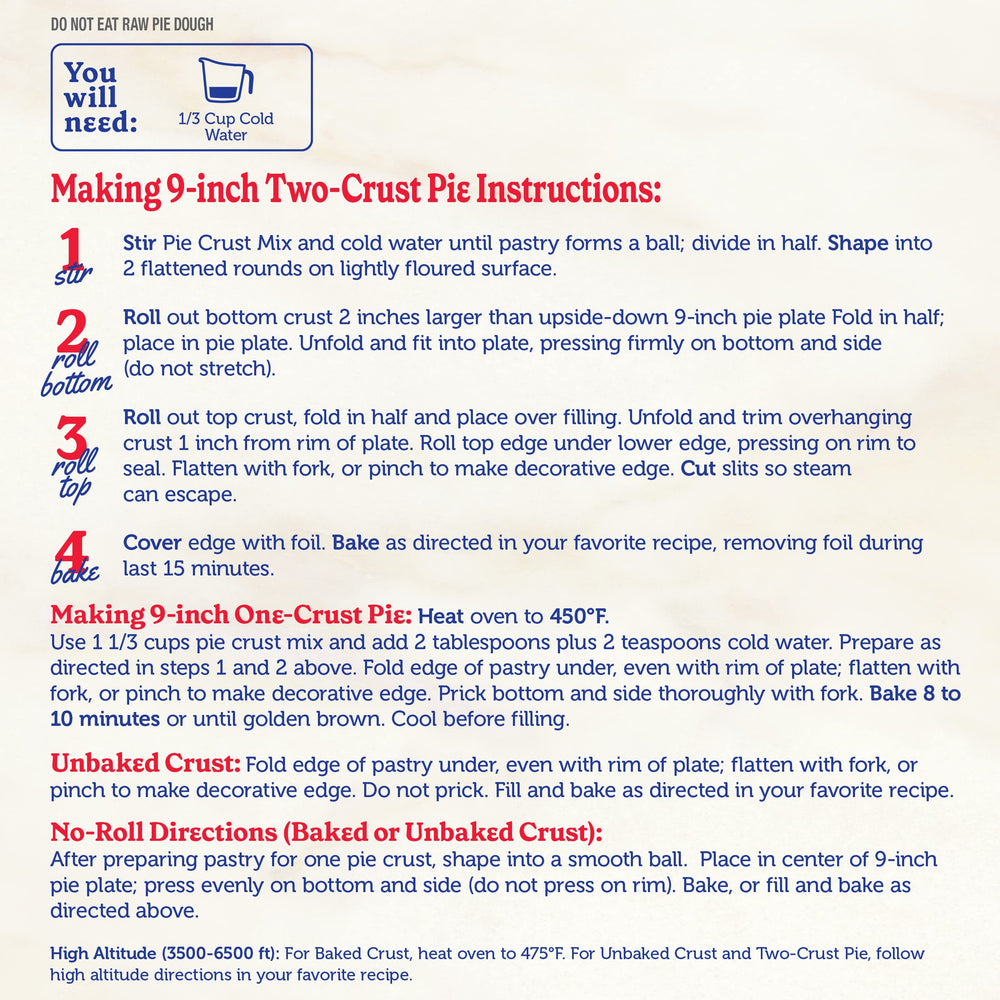 measuring cold water with cup beside Betty Crocker mix for speed