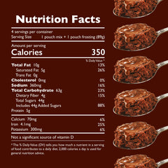 Betty Crocker prepared mug cake in mug ready to enjoy quickly