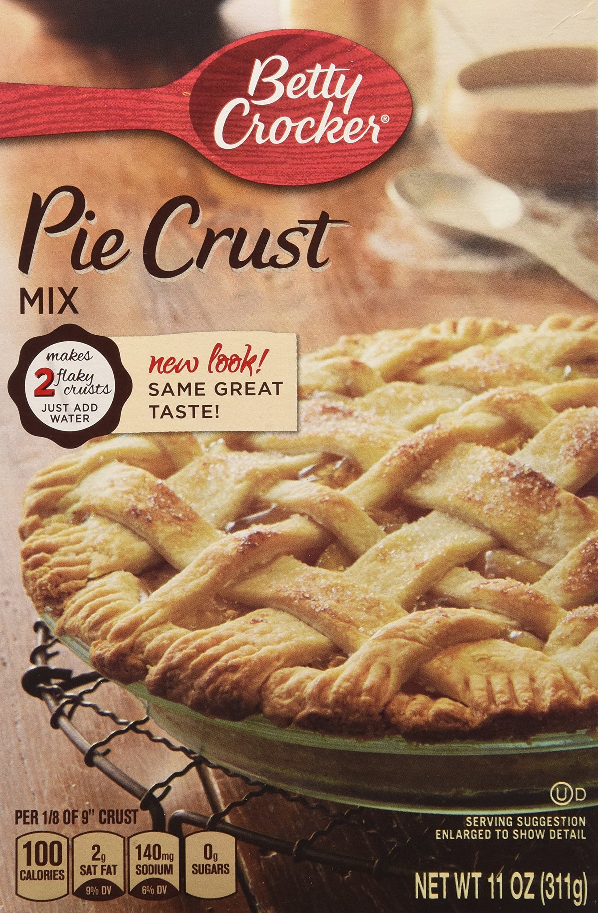 Betty Crocker front packaging showing three 11 oz boxes and easy preparation benefits
