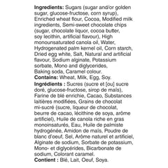 Betty Crocker prepared mug cake topped with warm fudge for instant indulgence