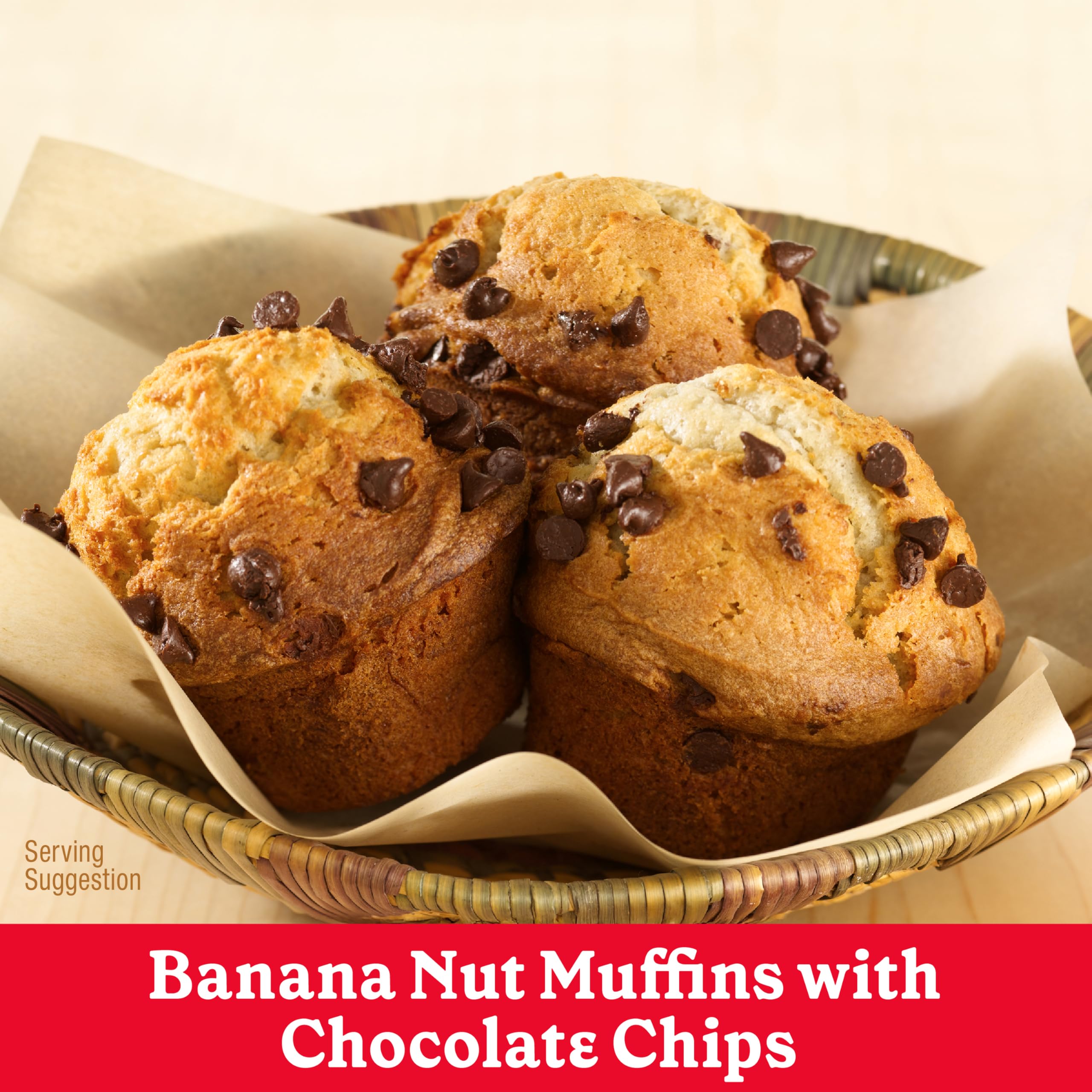 served Betty Crocker muffins beside coffee suggesting convenient breakfast pairing