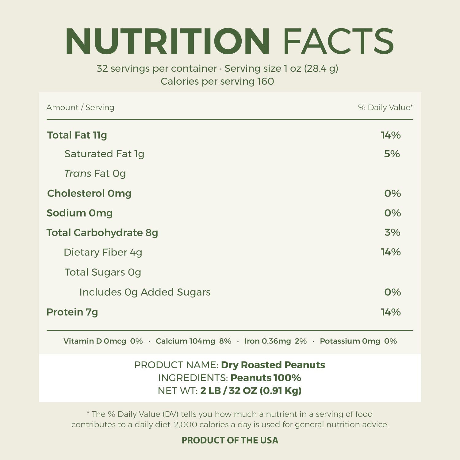 Beyond Nature peanuts on a kitchen counter as a healthy snack option