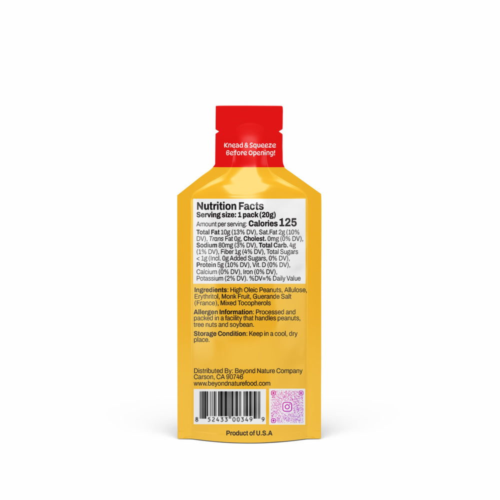 Beyond Nature close-up texture of spread highlighting creamy consistency and fresh flavor