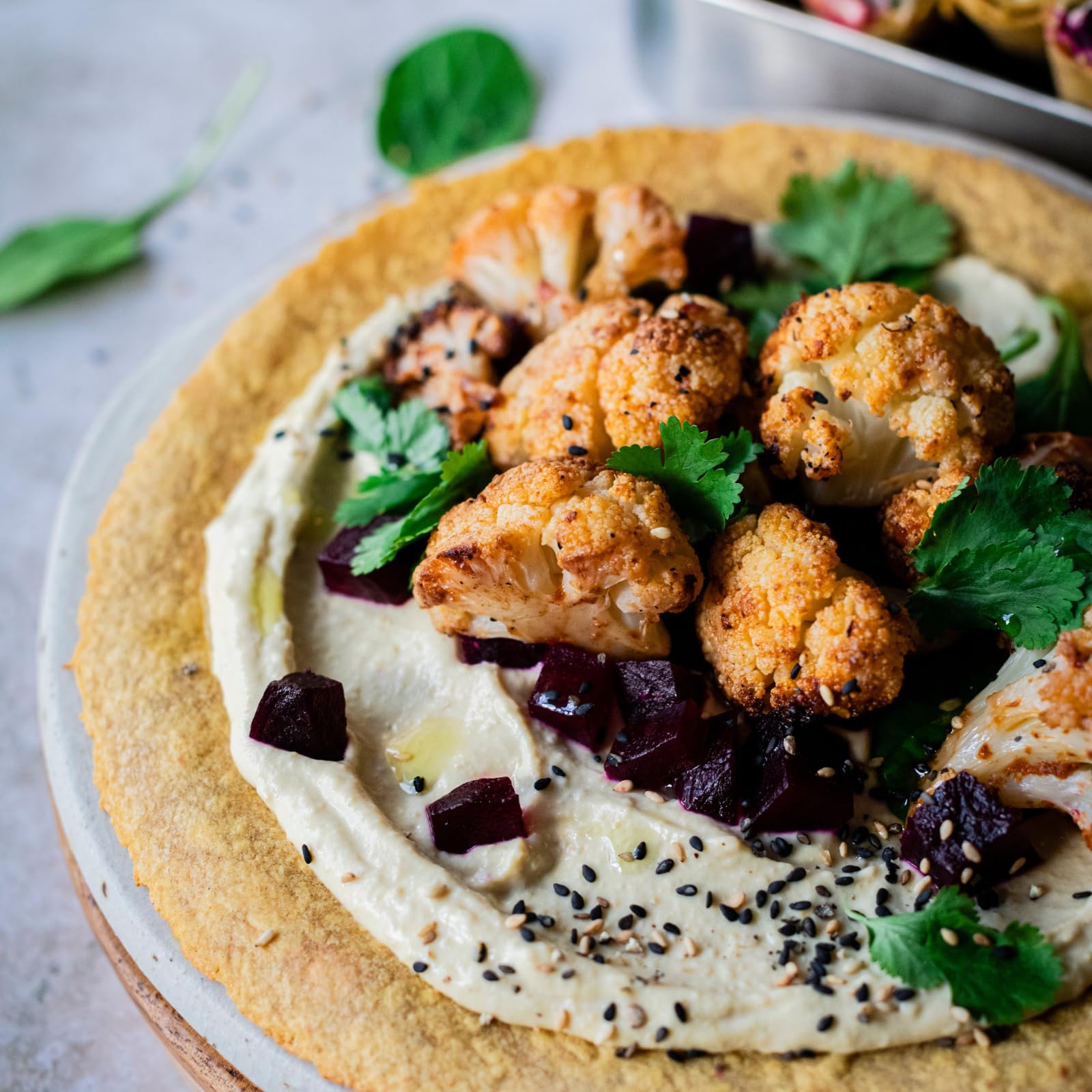 BFree wrap in pan toasting for improved warmth and texture benefit