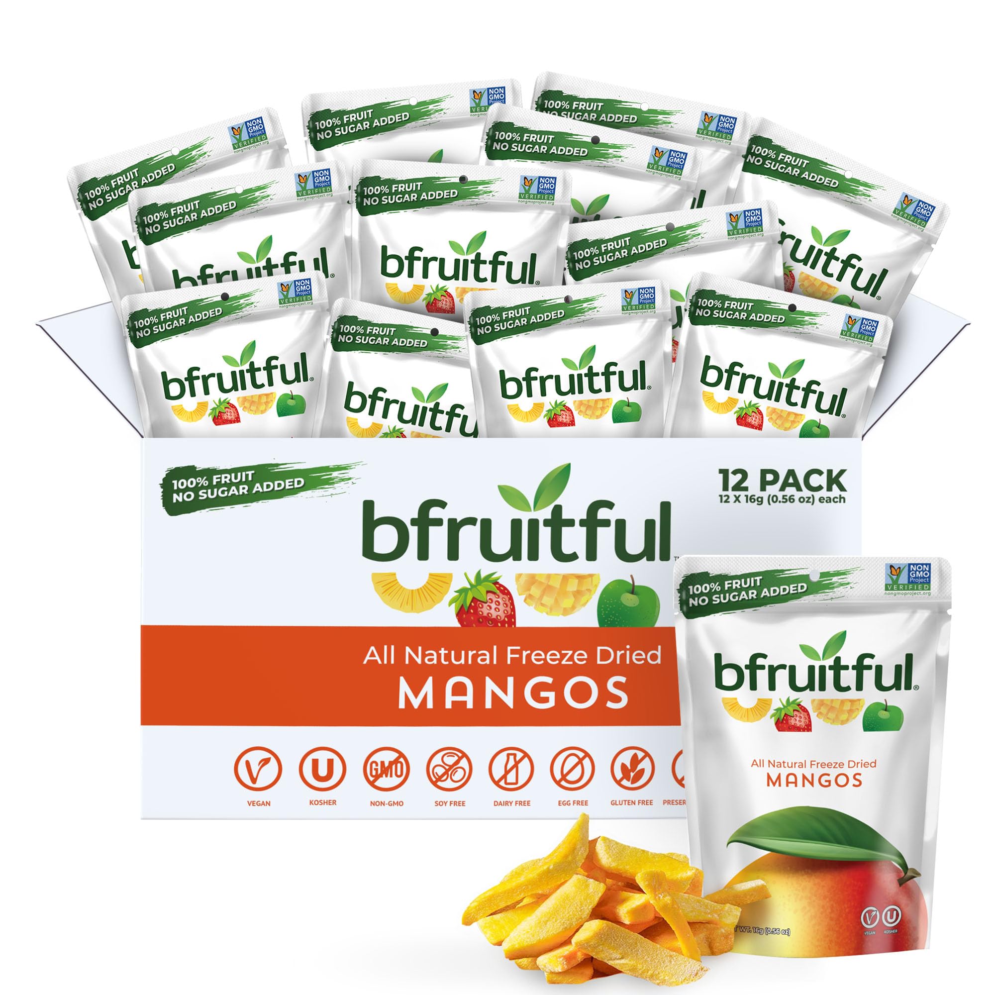 bfruitful front packaging showing 12-pack and clean ingredients benefit convenience