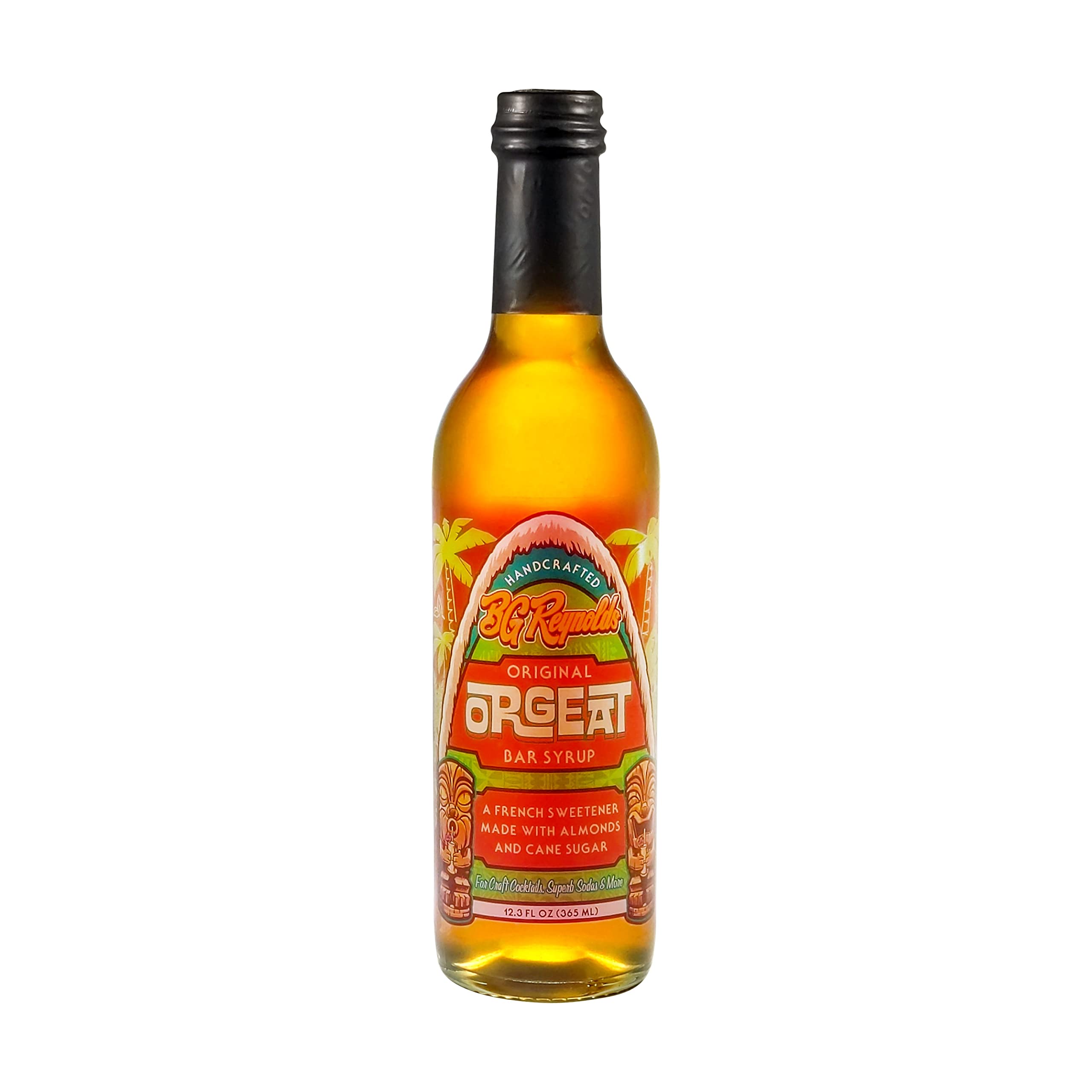 BG Reynolds front bottle view showing clean packaging and authentic orgeat