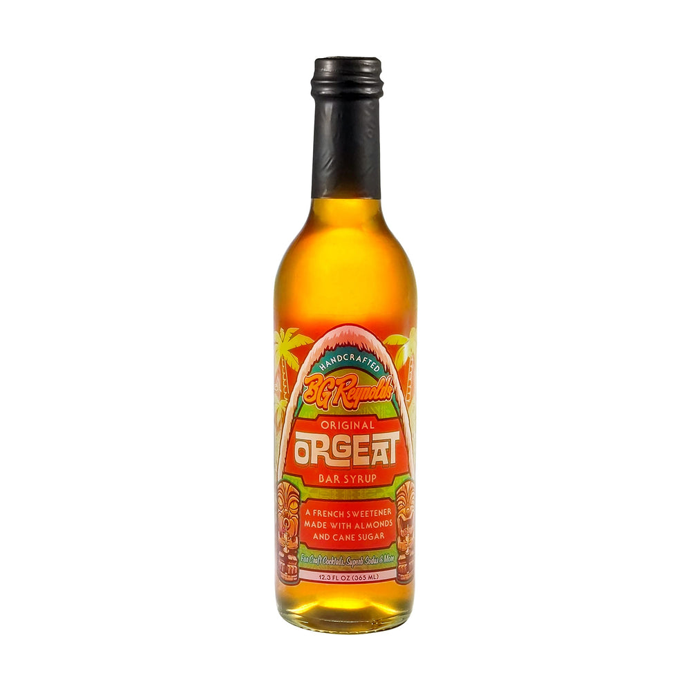 BG Reynolds front bottle view showing clean packaging and authentic orgeat