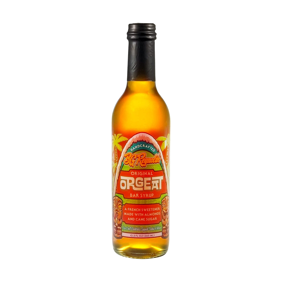 BG Reynolds front bottle view showing clean packaging and authentic orgeat