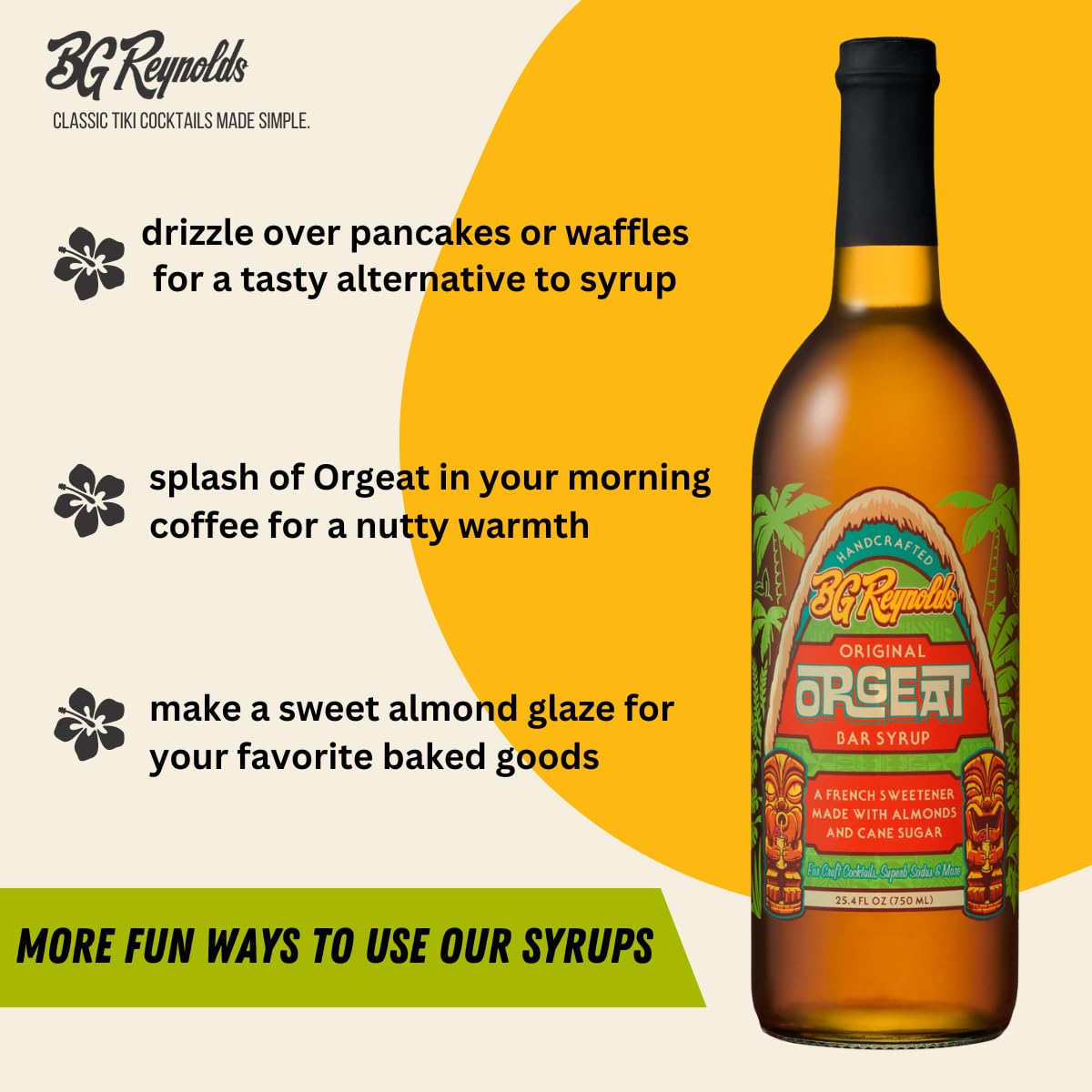 BG Reynolds texture close-up revealing almond particles and syrup sheen